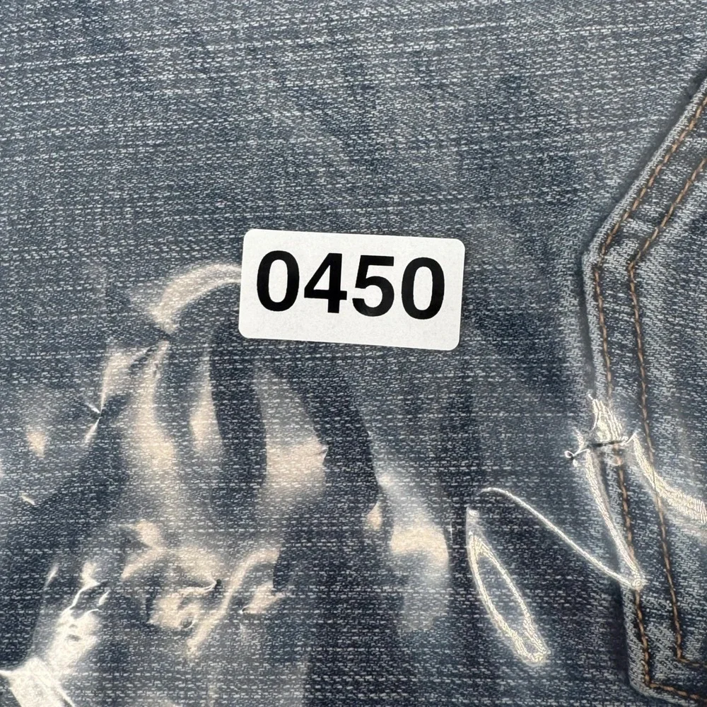 DC Shoes Mens Straight Leg Distressed Skate Denim Jeans Blue Size 33x28